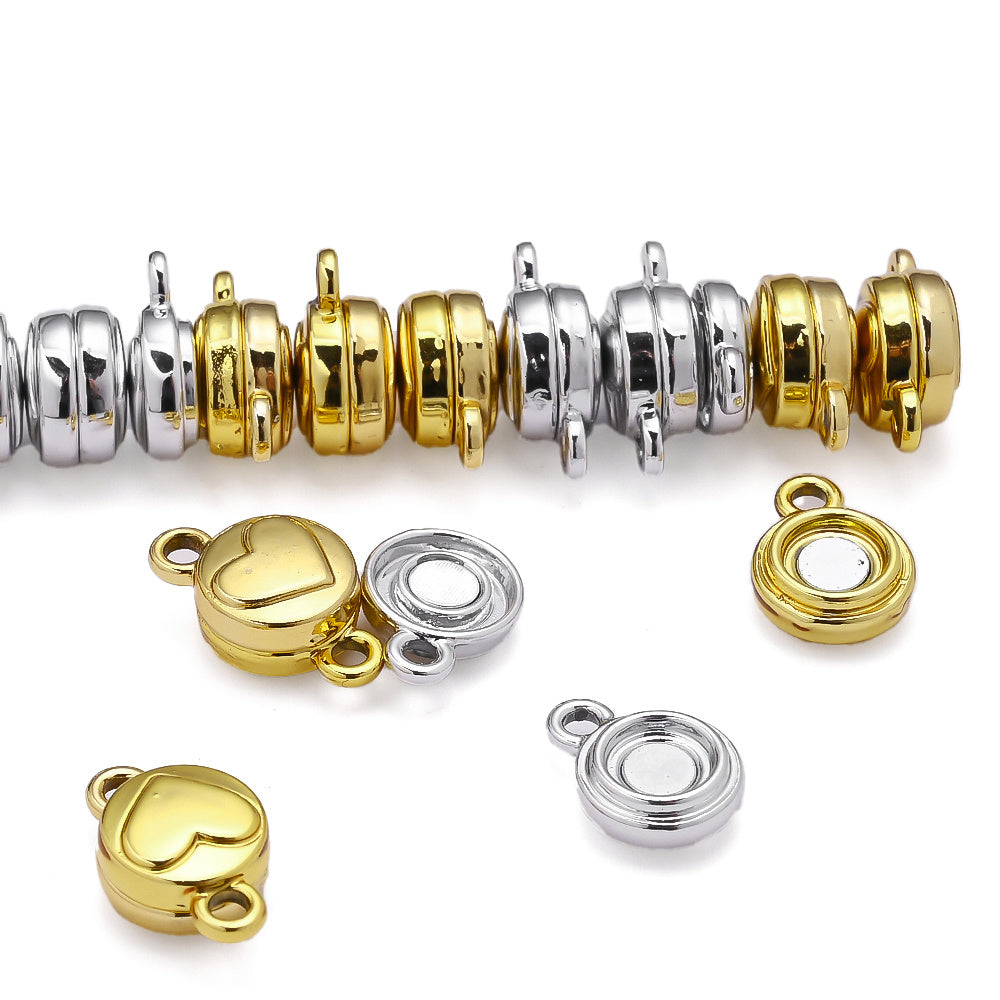 Heart Magnetic Clasp Connectors