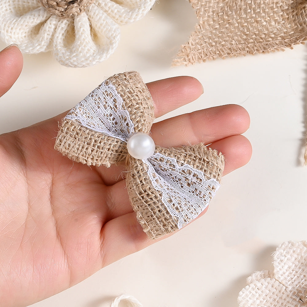 Hemp Rope Flower Set