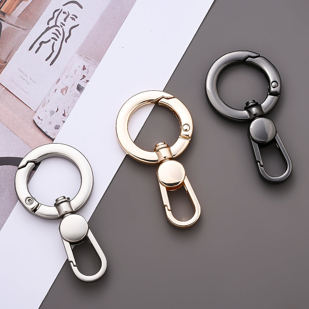 10PCS Swivel Snap O-Ring Keychain Clasp Set