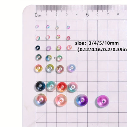 10 mm Acrylic Loose Beads for DIY Jewelry Making