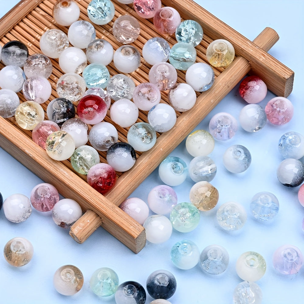 Milk Cap Glass Beads