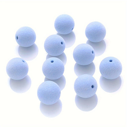 Fleece Pompom Acrylic Beads