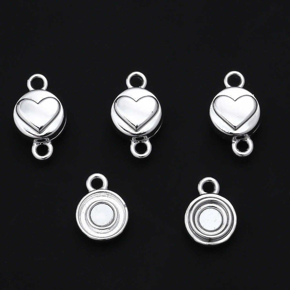 Heart Magnetic Clasp Connectors