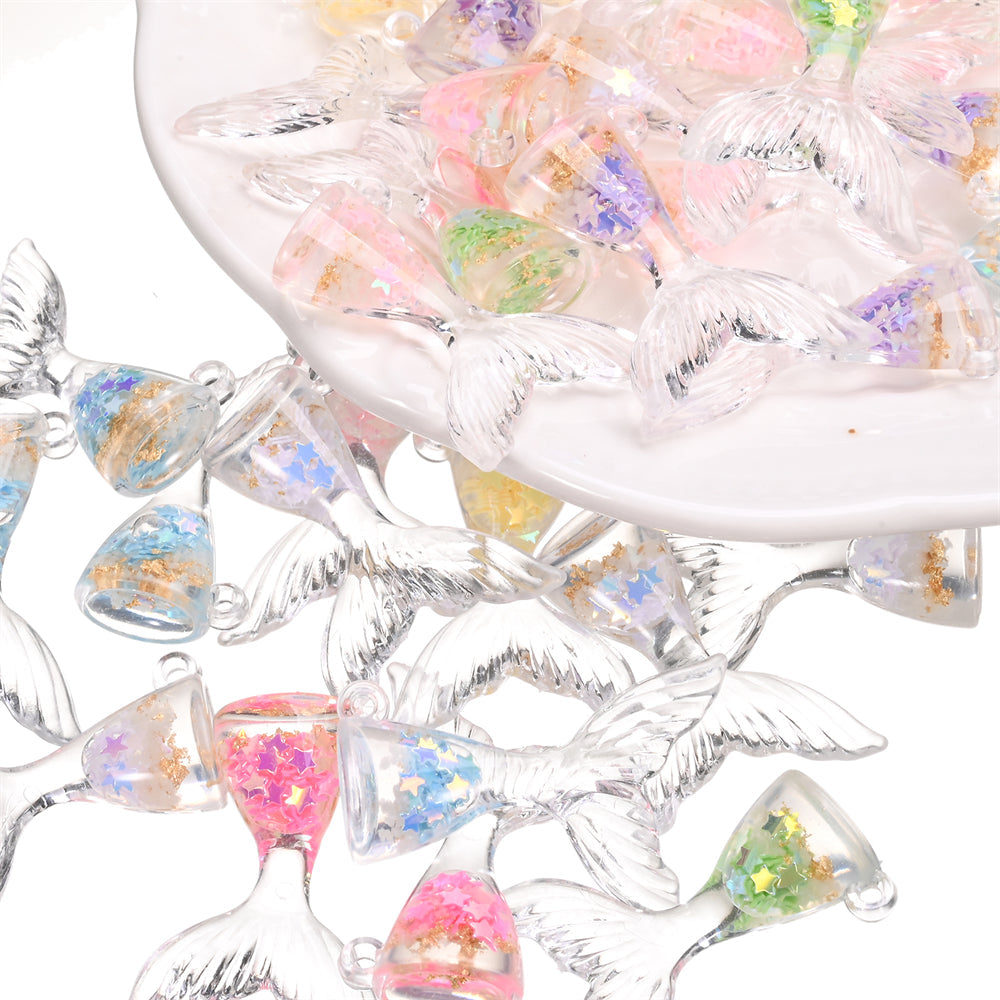 Luminous Resin Pendant Charms