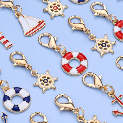 Nautical Enamel Pendant Charms