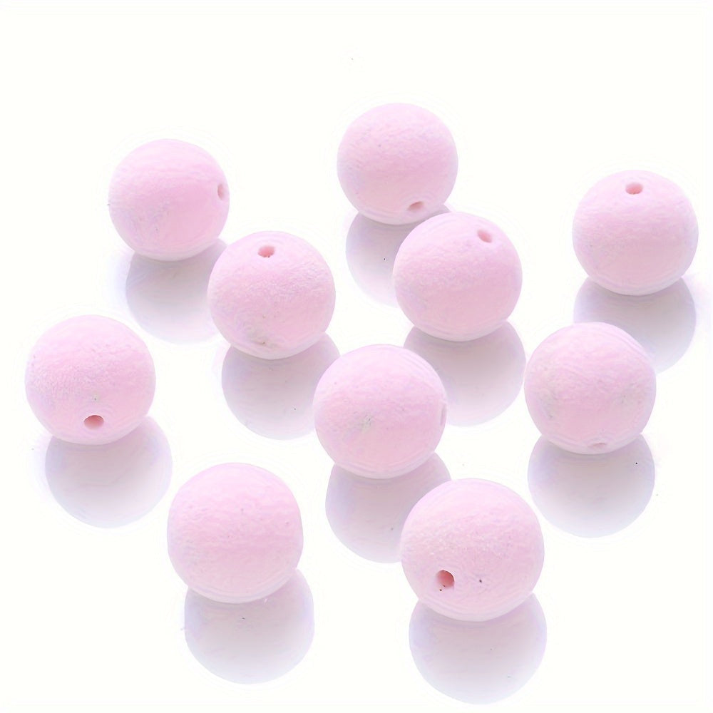 Fleece Pompom Acrylic Beads