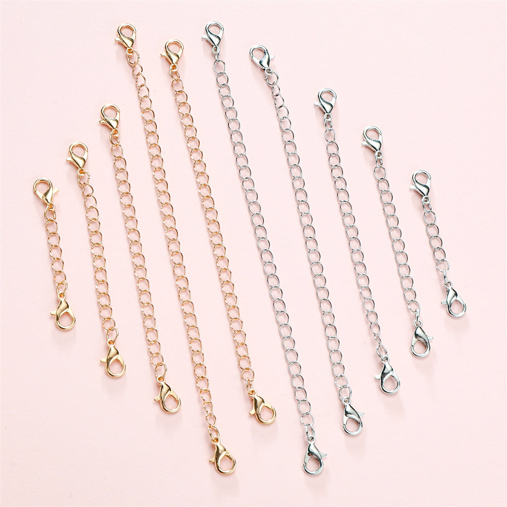 Gold White K Lobster Clasp Chains