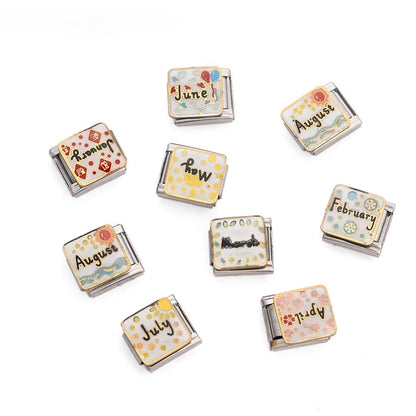 Golden Italian Charm Links