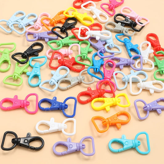 Multicolor Plastic Lobster Clasps