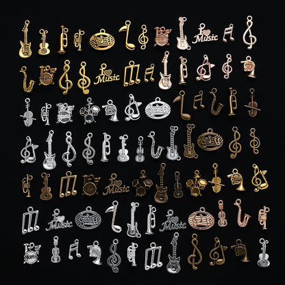 Musical Instrument Alloy Pendants