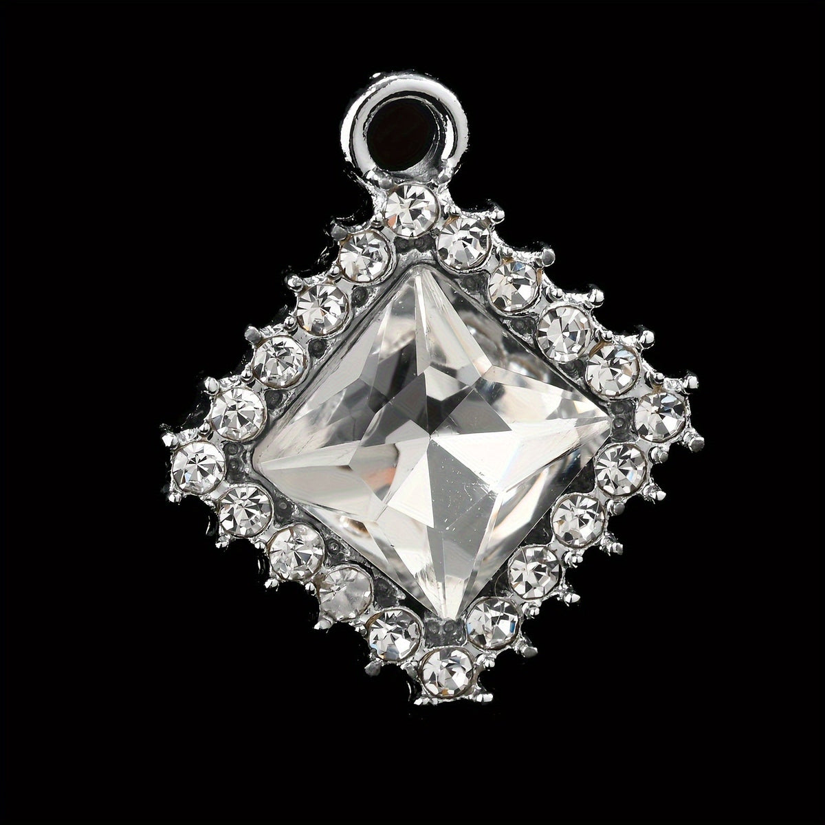 Square Alloy Pendant Set