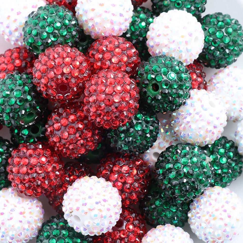 Fine Mixed Color Round Resin Beads