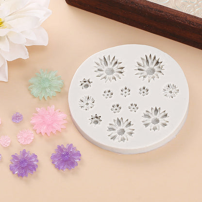 Flower Silicone Mould for Polymer Clay Crafts