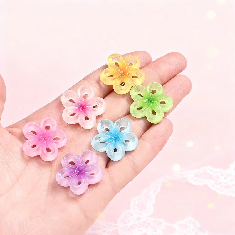 Gradient Flower Beads