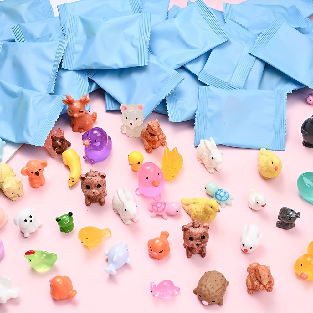10PCS Blind Bag Mini Micro Landscape Resin Ornament Set