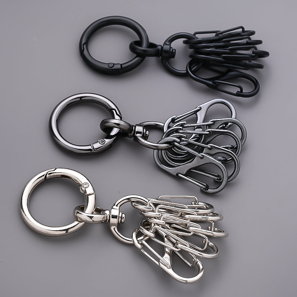 Rotating Keychain Buckle Set