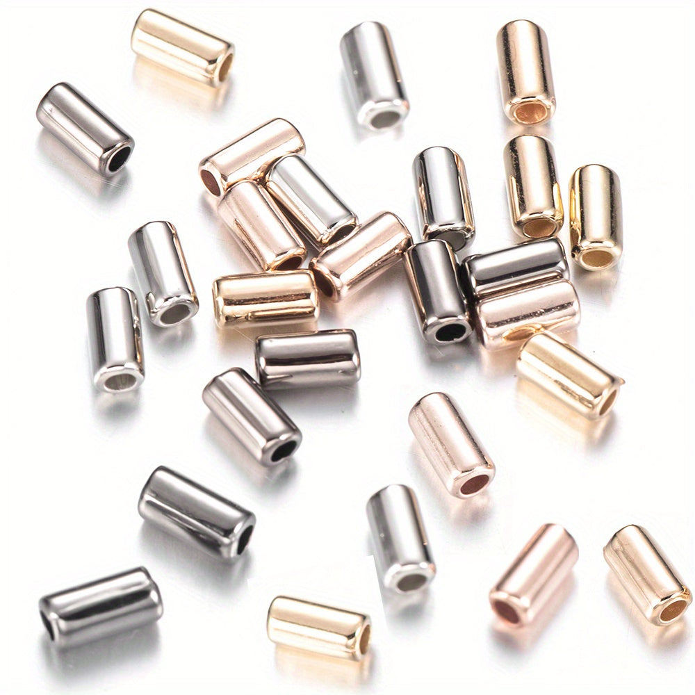 800pcs Multicolor Cylinder Tube Beads Loose Spacer CCB Beads