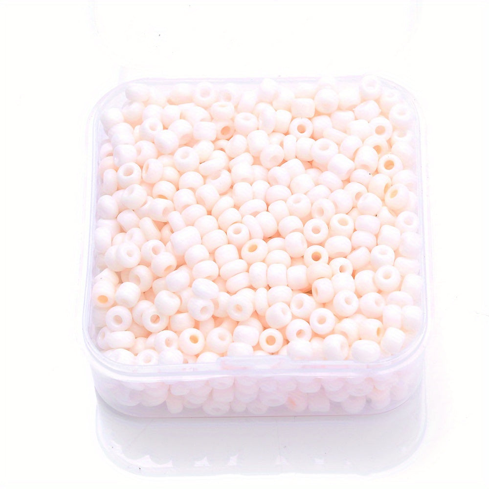 1000PCS 3mm Macaron Multicolor Glass Seed Bead Set