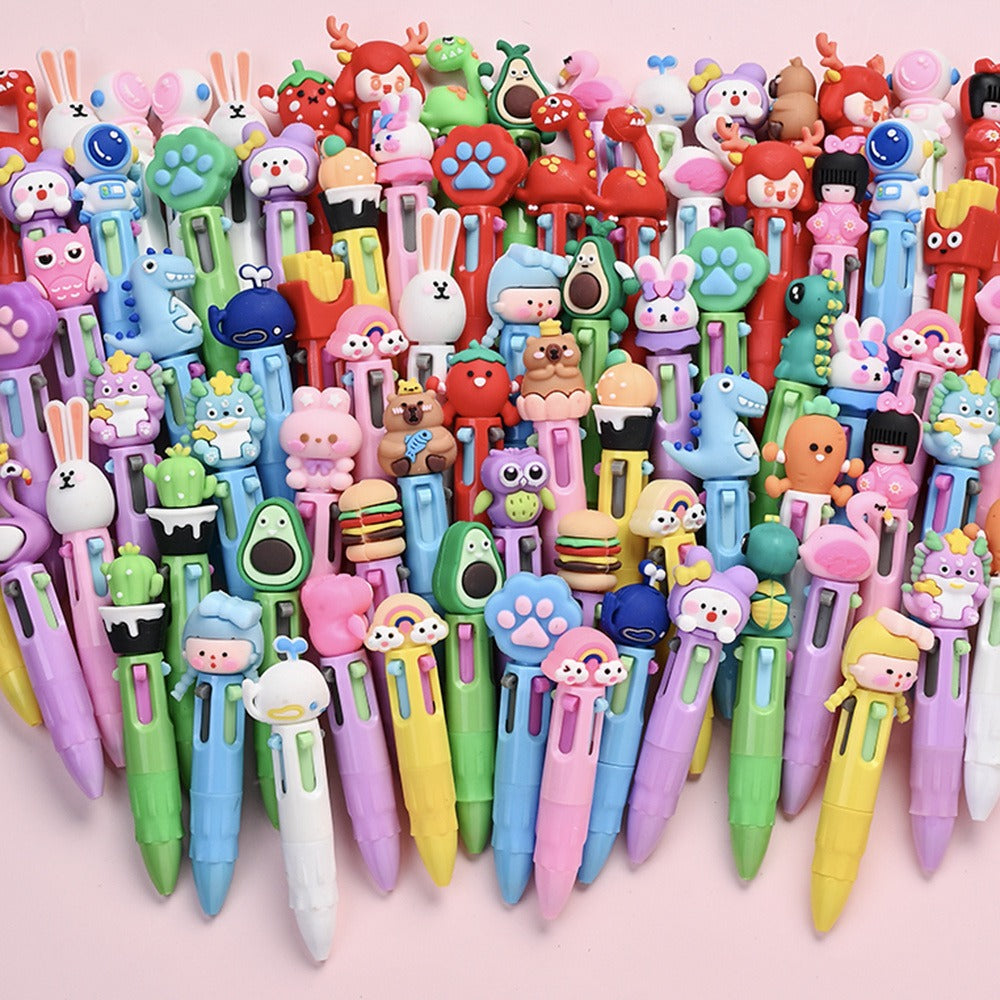 Cartoon Animal Retractable Ballpoint Pens