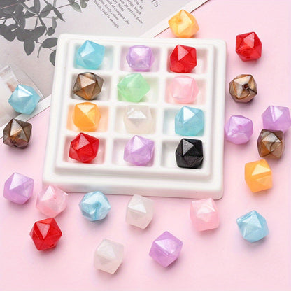 Irregular Shiny Acrylic Beads