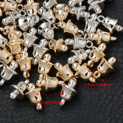 Gold & Silver CCB Plastic Pendants