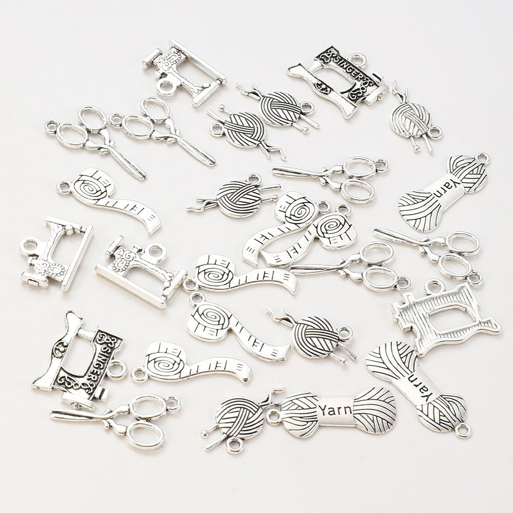 11-30 mm Alloy Pendant Sewing Charms