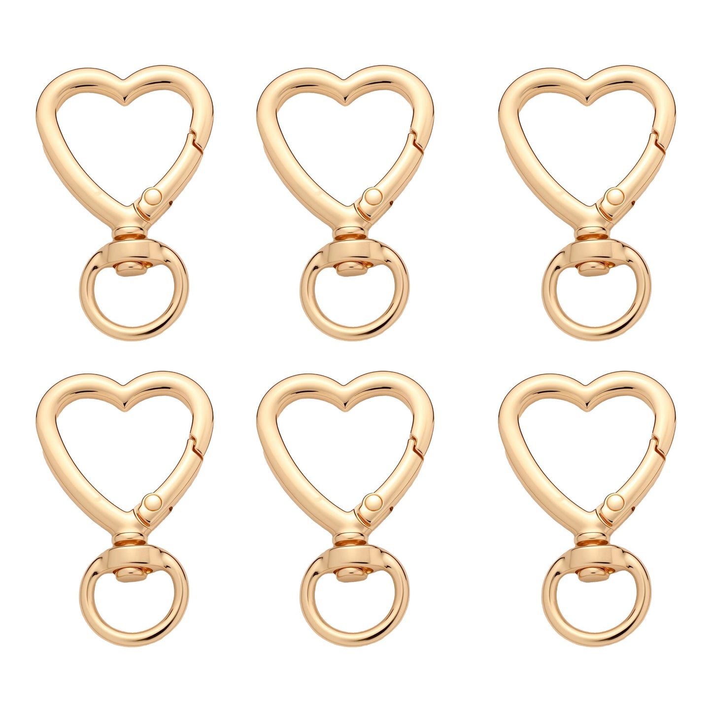 Golden & Silver Keychain Clasp Set