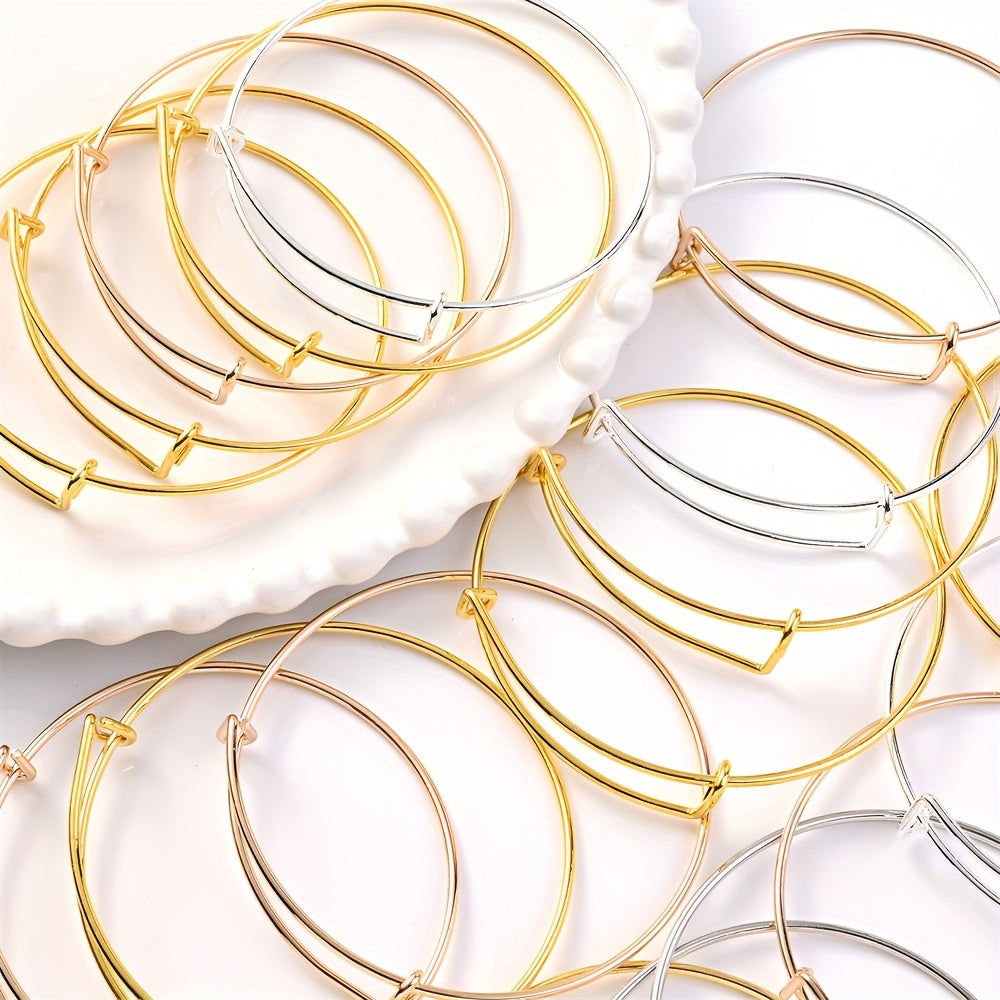 20PCS 53/65mm Adjustable Alloy Ring Set