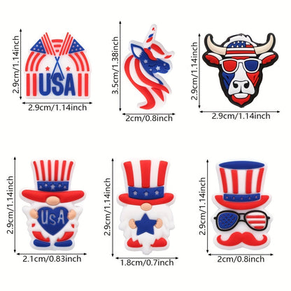 Patriotic Silicone Beads Independence Day Kit