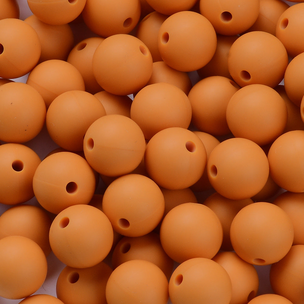 12 mm Round Silicone Beads