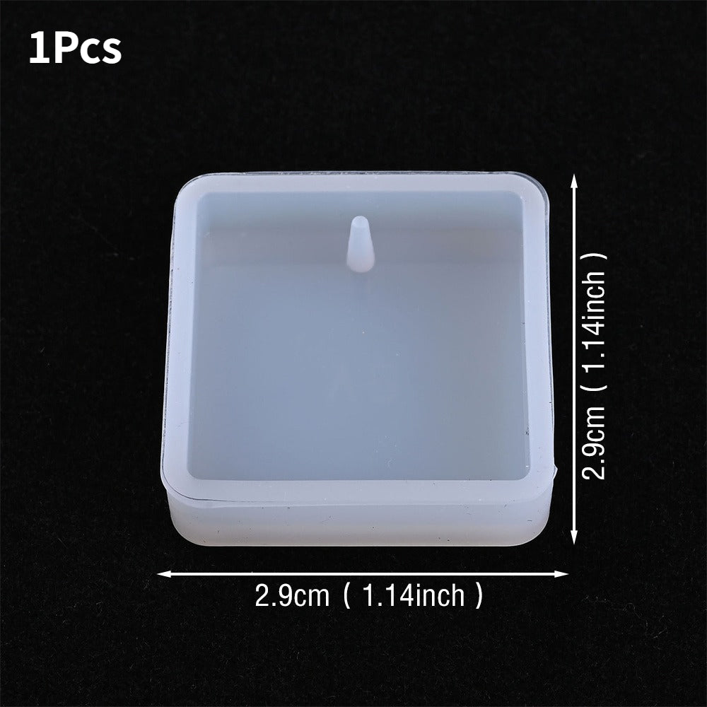 Transparent Silicone Pendant and Keychain Molds