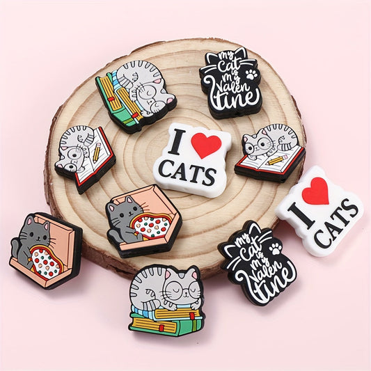 Cat Silicone Beads