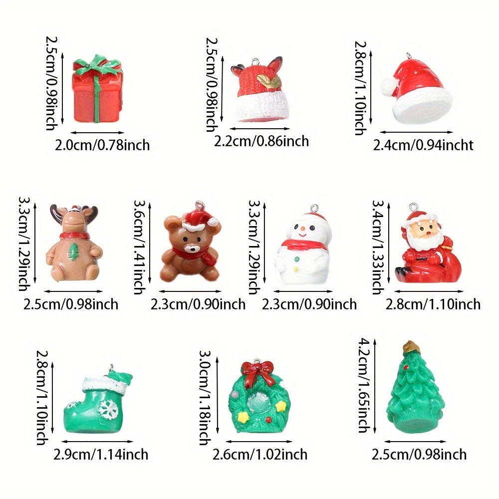 Christmas Resin Pendants