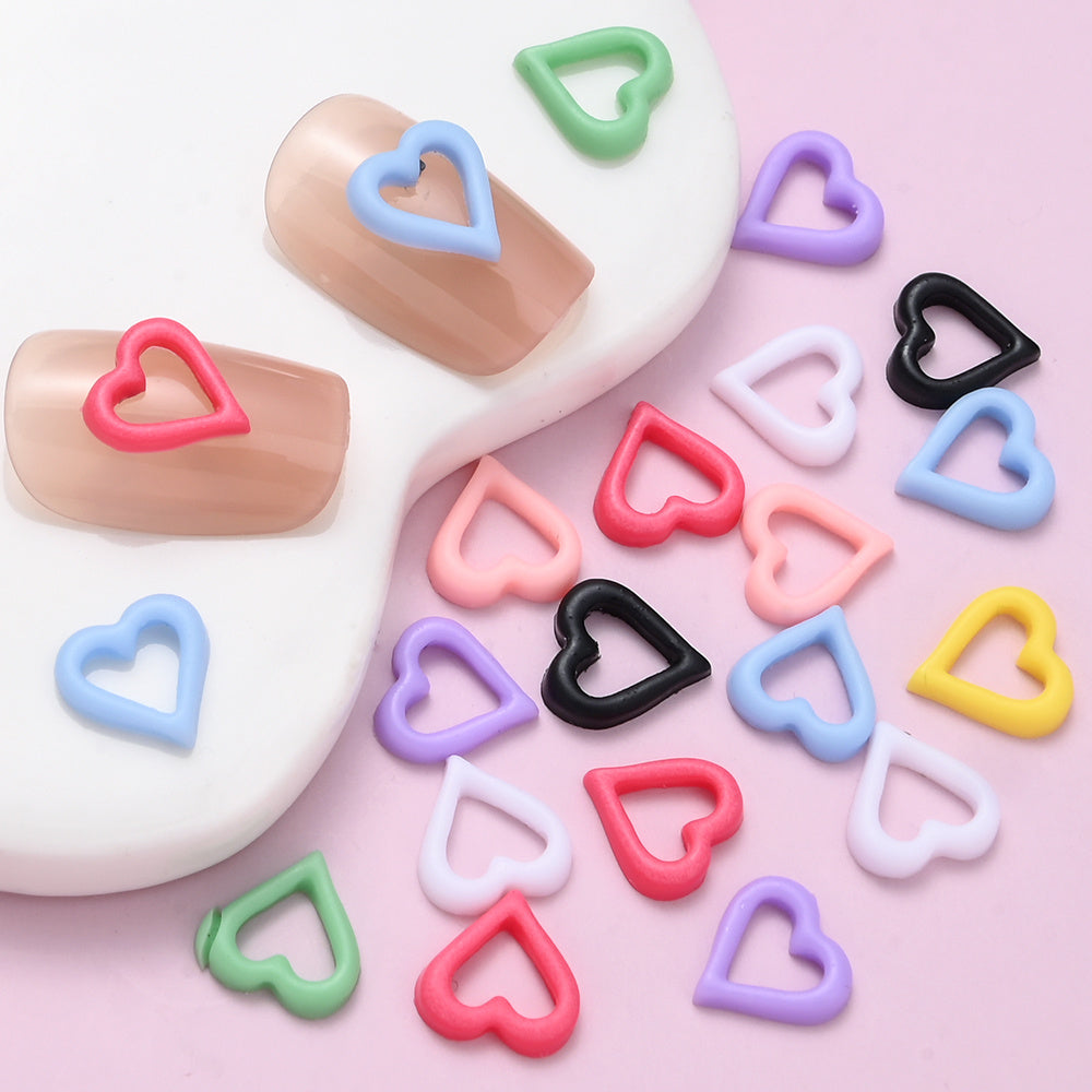 Hollow Love Resin Patches