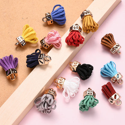 Fashion Mini Colorful Fringe with Golden Cap