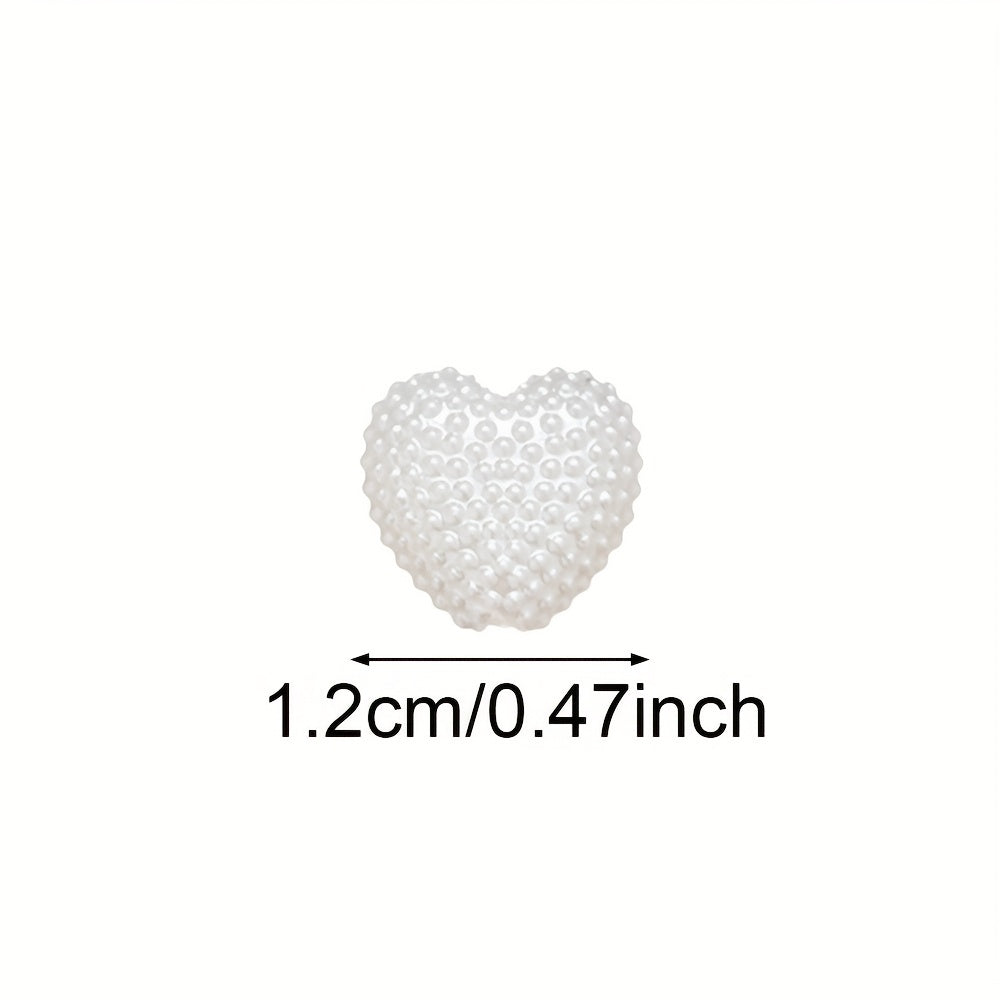 White Acrylic Love Beads