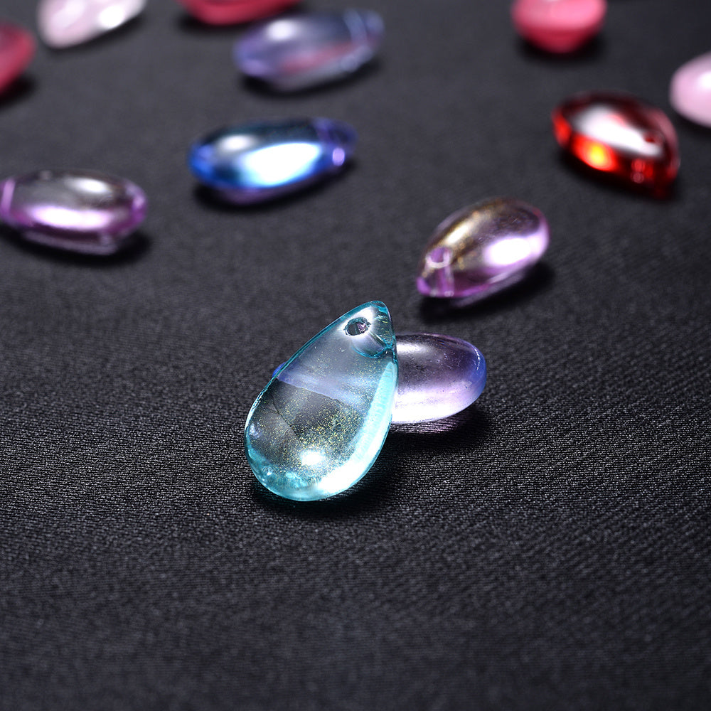 Mixed Water Drop Glass Beads