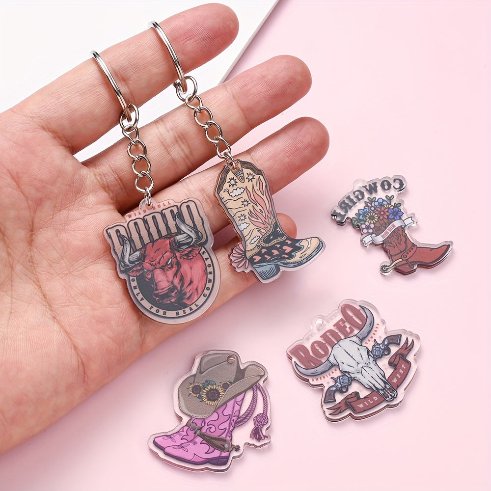 Cowboy Series Acrylic Charms