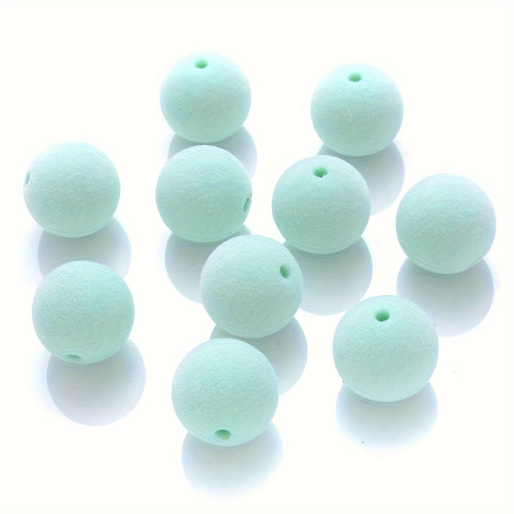 Fleece Pompom Acrylic Beads