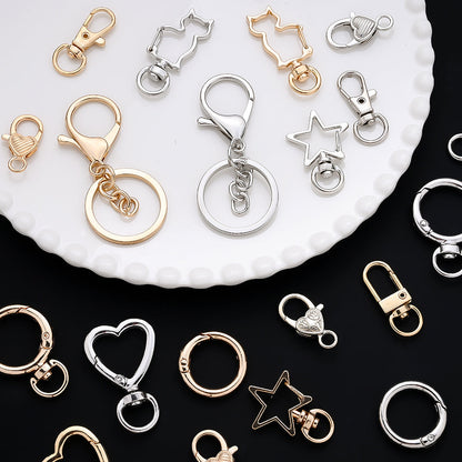 Golden & Silver Keychain Clasp Set