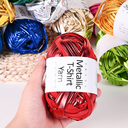 1PC 100g Metallic T-Shirt Yarn