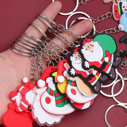 Christmas Theme Soft Gel Keychains