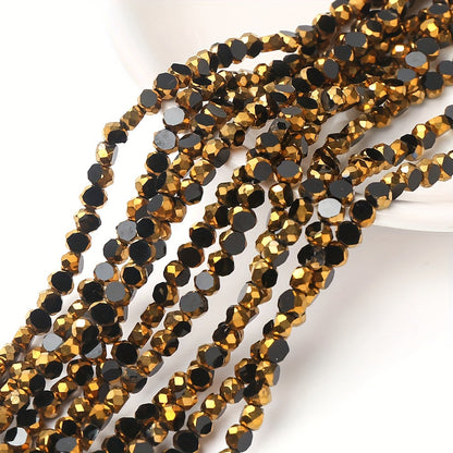 75PCS 4mm Wheel-Shaped Glass Bead Set