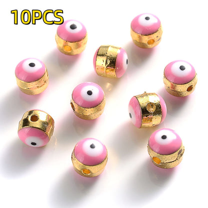 Devil's Eye Alloy Spacer Beads