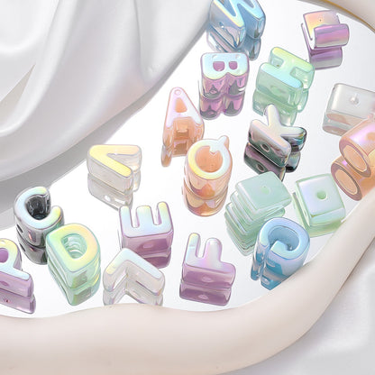 18x21 mm Acrylic Letter Beads
