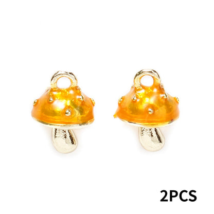 Alloy Mushroom Pendants