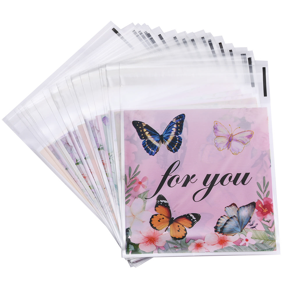 Butterfly Pattern Self-Adhesive OPP Packaging Bags