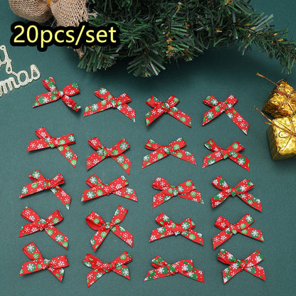 Christmas Mini Satin Ribbon Bows