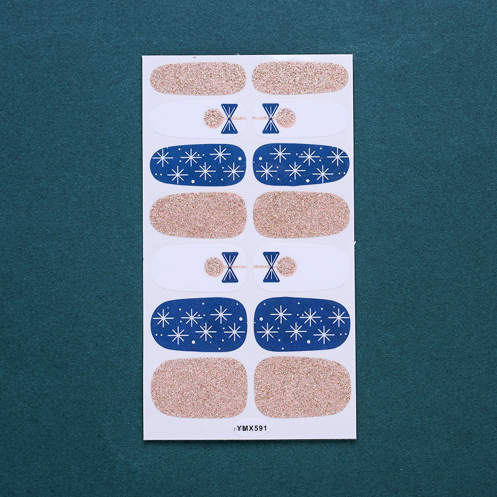 1 Sheet Christmas Nail Wrap Stickers