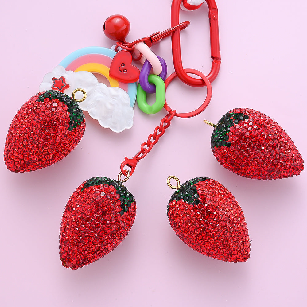 Strawberry Soft Clay Pendant